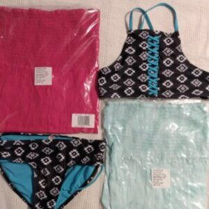 NEW-bathing suit & coverups combo